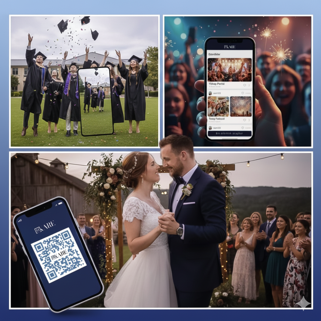 Mutlu etkinlik sahipleri